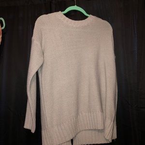Gray sweater